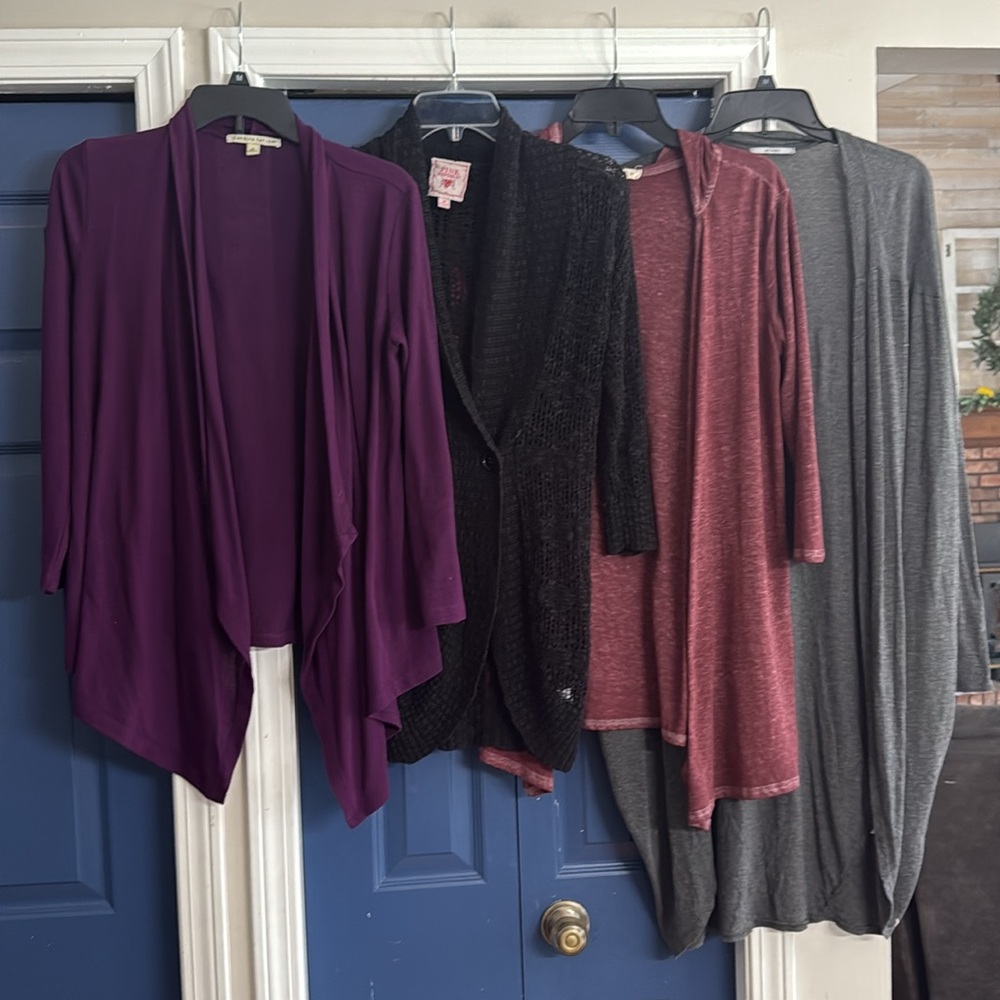 Pink Republic Cardigan Reseller Lot Bundle of 4 Pieces Women’s  Size Small